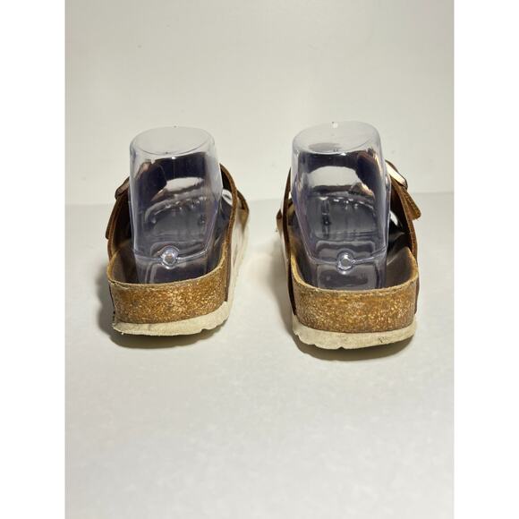 Birkenstock Metallic Copper Leather Arizona Adjust Sandal 38 Reg-Nar 7-7.5 - Picture 6 of 11